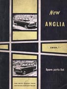 Ford Anglia 105E Parts list